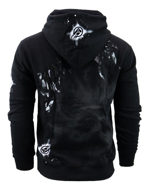 WASHED FLEECE HOODIE-H11521 (BLACK/BK) – Screenshotbrand