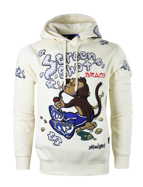 MONKEY FLEECE HOODIE-H1171 (ANTIQUE CREAM) – Screenshotbrand