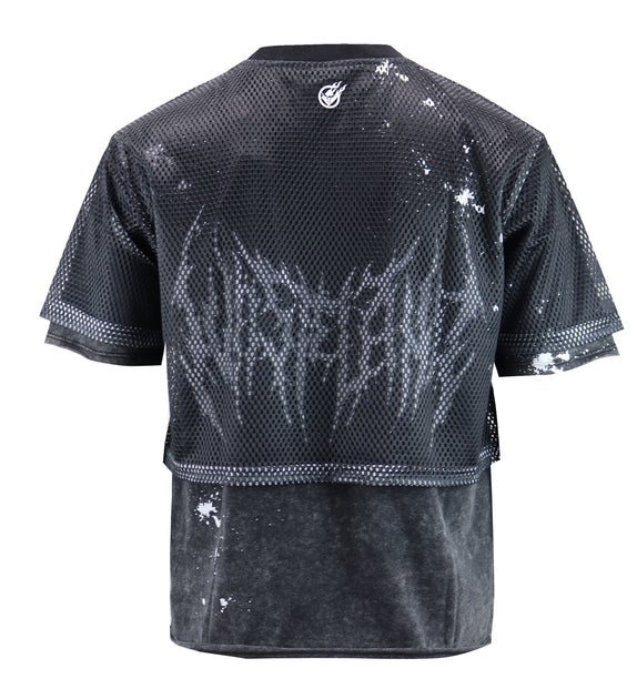 BIG HOLE MESH LAYERED JERSEY TOP - S11612 (BLACK) – Screenshotbrand
