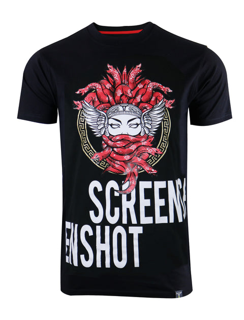 【BLACKEYEPATCH】BANDANA TEE BLACK SMALL OG PYTHON PATTERNED TEE CHARCOAL – BlackEyePatch