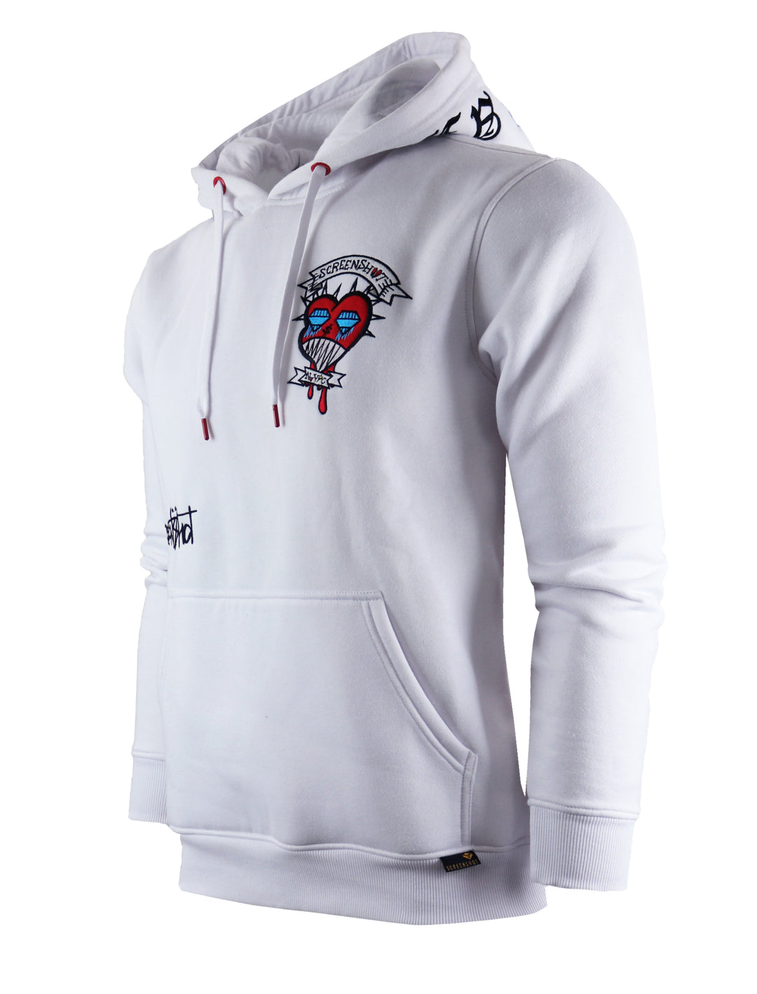 H11363 LETTER EMBROIDERY FLEECE HOODIE – Screenshotbrand