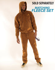 WASHED FLEECE HOODIE-H11456 (WASHED TOFFEE)