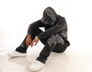 WASHED FLEECE HOODIE-H11511 (WASHED BLACK)