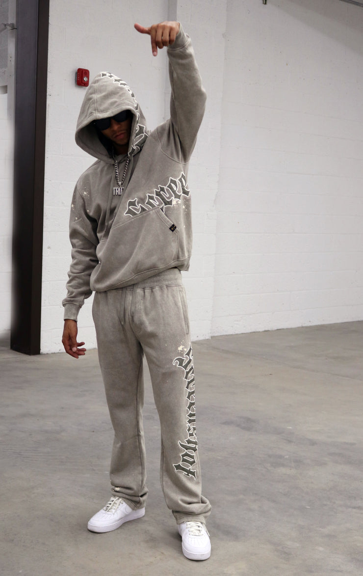 WASHED FLEECE HOODIE-H11511 (WASHED TAN)