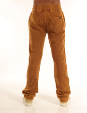 WASHED FLEECE PANTS-P11456 (WASHED TOFFEE)