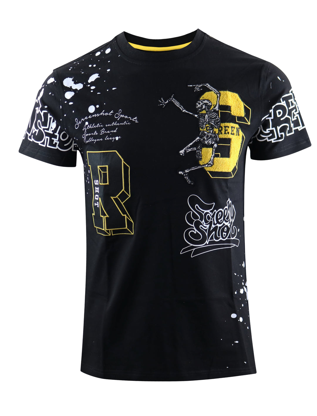 SCREENSHOT ATHLETIC T-SHIRTS - S11501 (BLACK) – Screenshotbrand