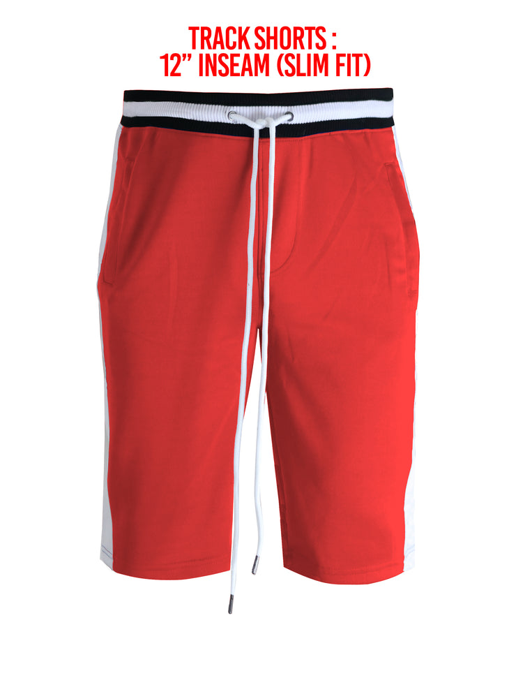 S91700-TRACK SHORTS (RED)