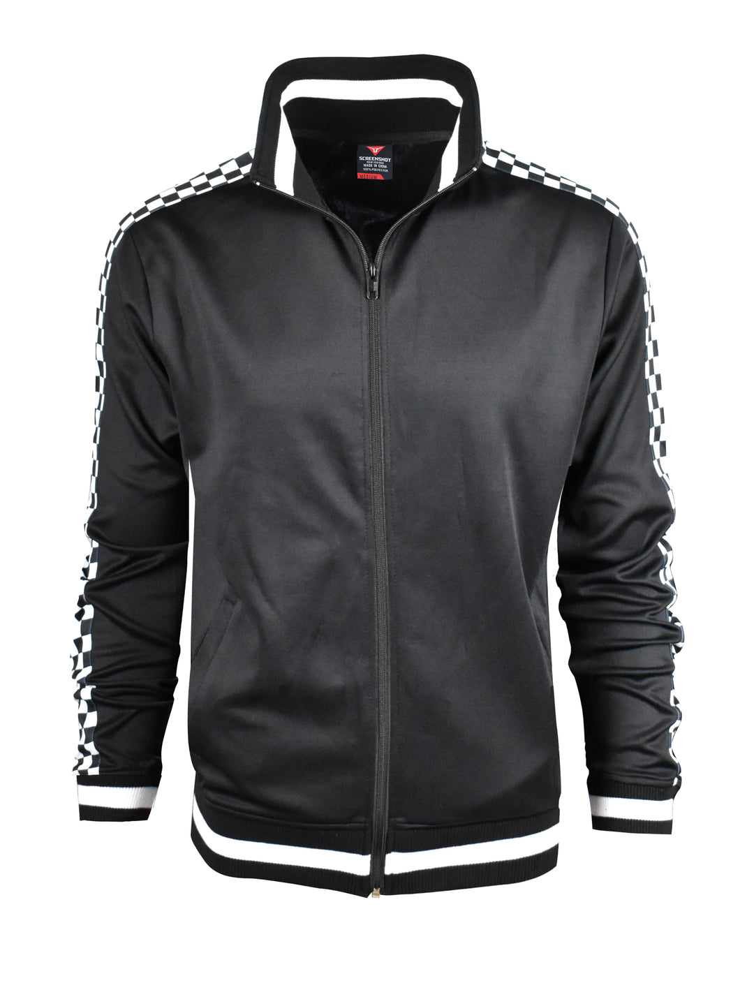 F11854-Checker Track Jacket – Screenshotbrand