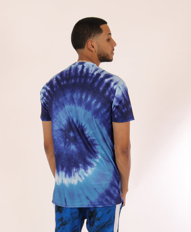 TIE DYE T-SHIRTS-S11091 (ST.BLUE)