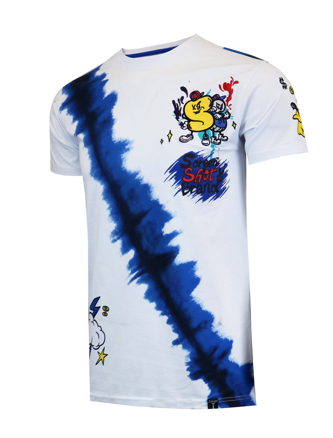 【関税・送料込】(3colors) Diagonal contrast tie-dye t-shirts xl_HLT-EL6_6e78a422-c4ee-4df4-