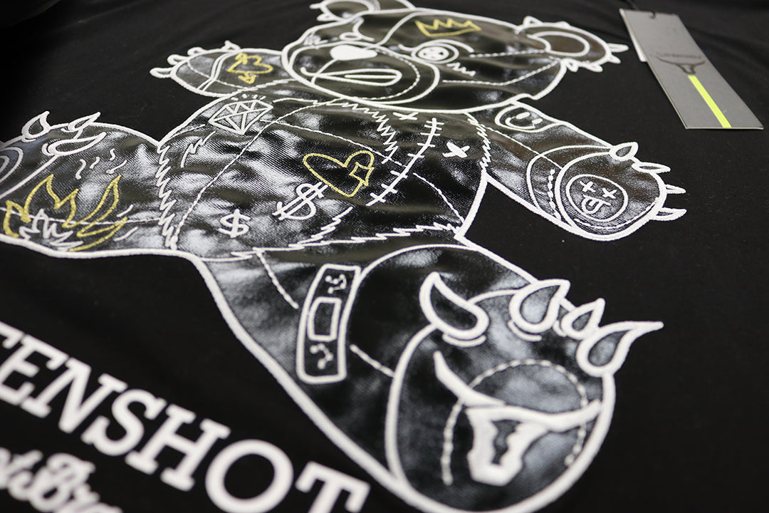 SCREENSHOT BEAR TEE-S11113 (BLACK/WH) – Screenshotbrand