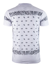 PAISELY BEAR TEE-S1169 (WHITE)