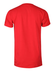 ANIMAL PRINT PATCH WORK TEE-S11031 (RED)