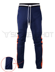 S41700-Slim Track Pants (NAVY/RED)