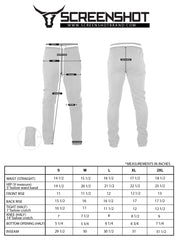 S41700-Slim Track Pants (BLACK/WH)