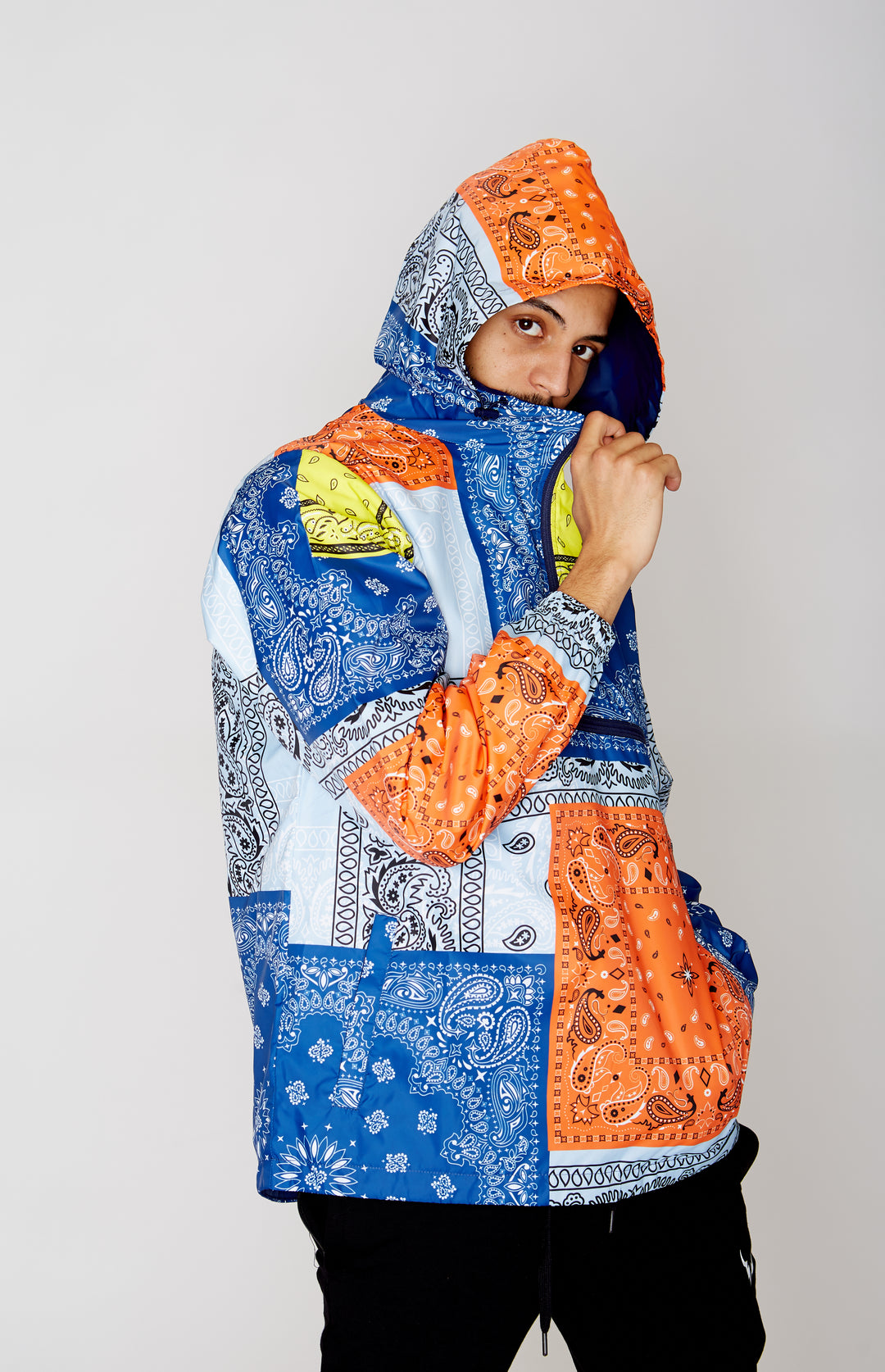 FCRB NYLON HOODED BLOUSON BANDANA（L） SUPPLEX NYLON HOODED BLOUSON（ナイロンジャケット）｜F.C.Real